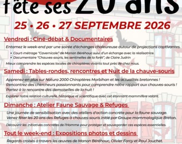 Les 20 ans de la Maison de la chauve-souris
