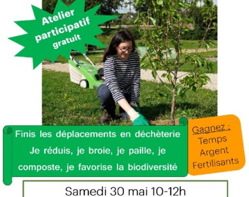 Atelier jardinage zéro déchet à Berné