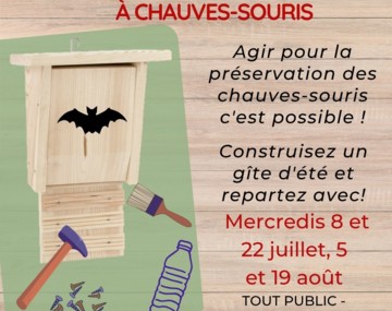 ATELIER CONSTRUCTION GITES A CHAUVES-SOURIS