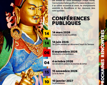 Conférence publique d'introduction au Bouddhisme