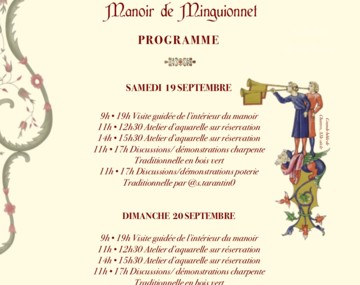 Journées du patrimoine : le manoir de Minguionnet