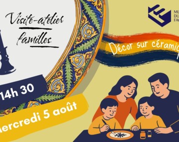 Visite/atelier famille : L'art du décor sur céramique