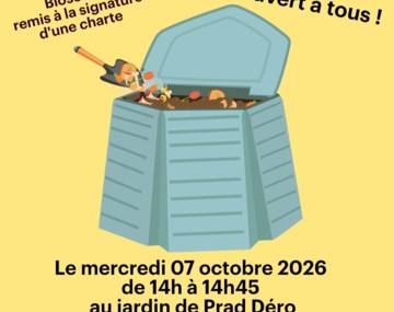 Inauguration site de compostage partagé
