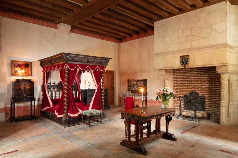 La chambre de Léonard de Vinci | Château du Clos Lucé - Parc Leonardo da Vinci,