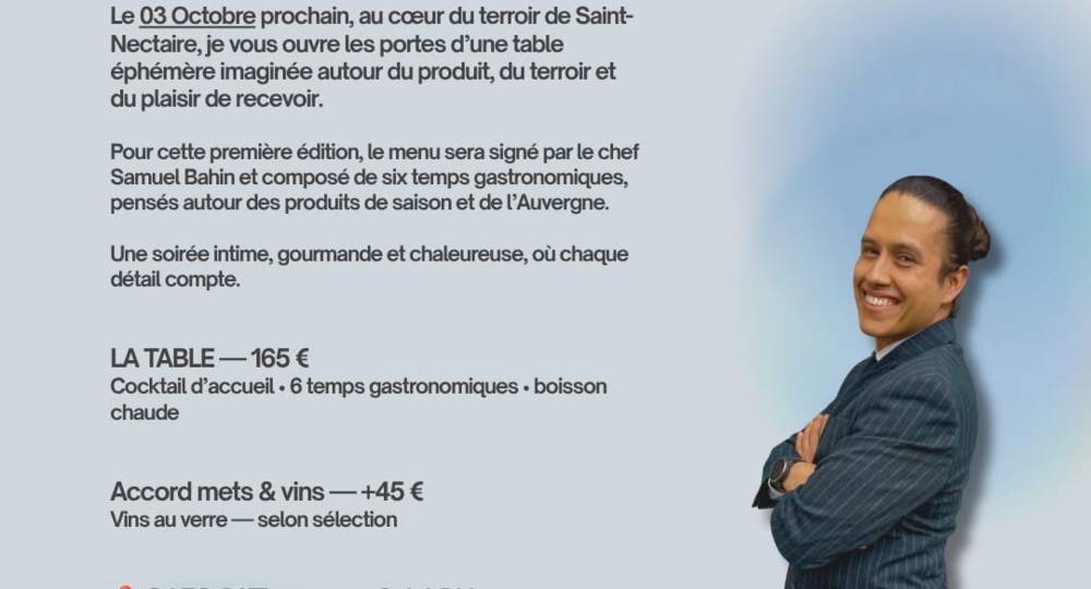 Evènement inédit le 3 octobre