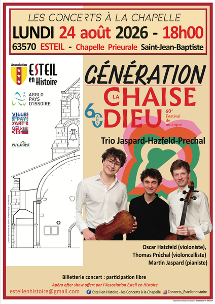 Les concerts à la chapelle du prieuré d'Esteil