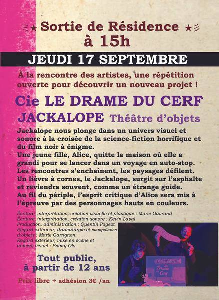 Théâtre - Sortie de résidence