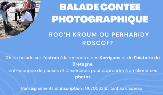 Balade contée photographique sur l'estran