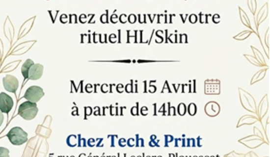 Atelier beauté chez Tech&Print
