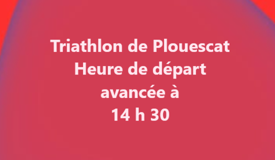 24. Ausgabe des Sprint-Triathlons von Plouescat – START VORVERLEGT