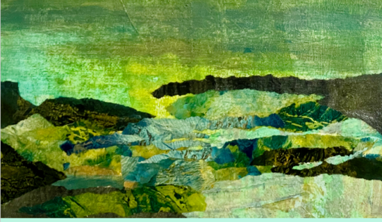 Malerei-Ausstellung – Ultramarinblau