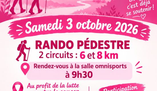 Octobre rose : randonnée pédestre