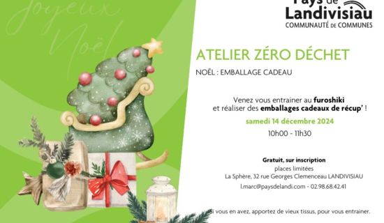 Atelier zéro déchet : Noël 