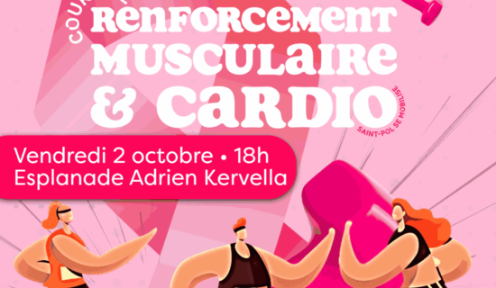 Octobre rose : cours de renforcement musculaire et cardio