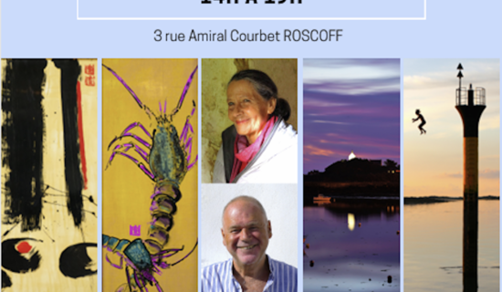 Exposition laques et photos de Roscoff, ombres et lumières