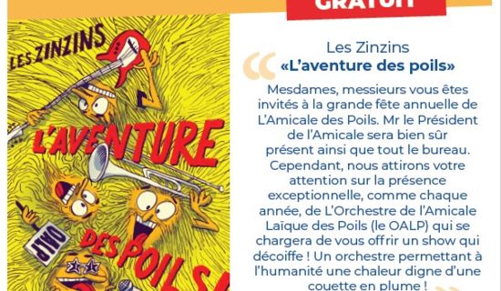 Festival Place aux Mômes - L'Aventure des Poils