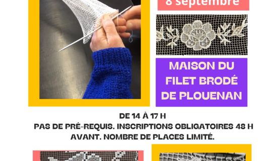 Stage de broderie sur filet