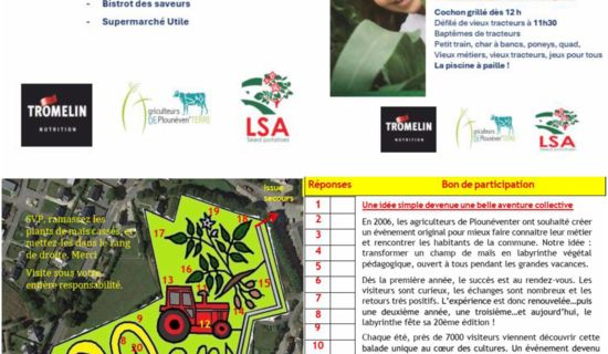 Labyrinthe végétal : animations