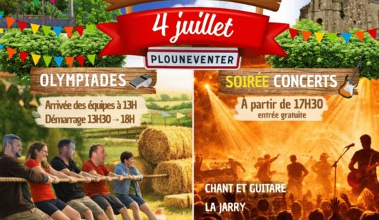 Les Olym'Pluie : olympiades et concerts