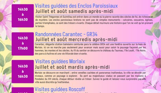 Visite guidée des Enclos Paroissiaux