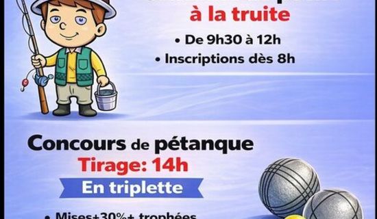 Concours Pêche et Pétanque