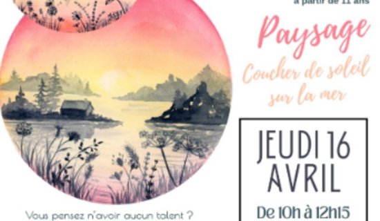 Atelier d'initiation à l'aquarelle