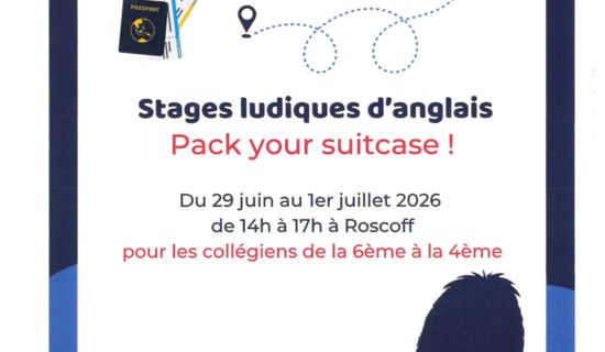 Stages ludiques d'anglais