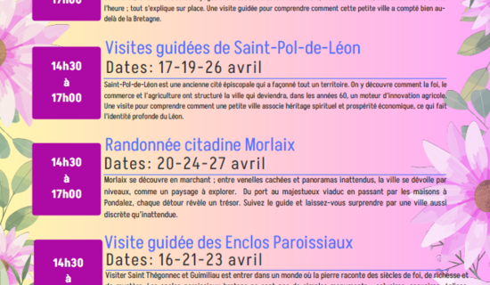 Visite guidée des enclos paroissiaux