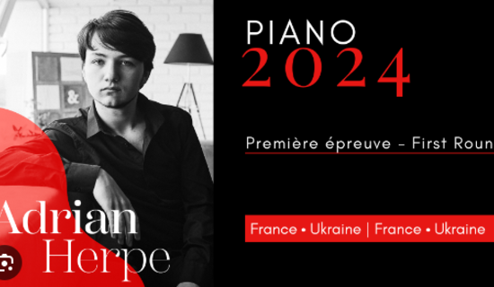 Soirée Concert Classique à L'Atelier : pianiste Adrian Herpe