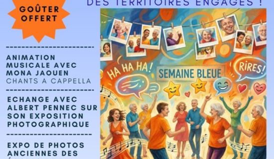 Après-midi récréative et jeux partagés dans le cadre de la semaine bleue