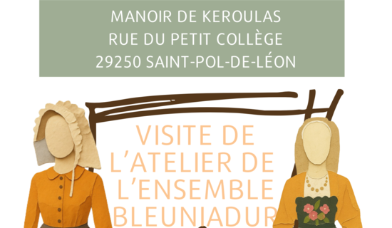 Visite de l'atelier costumes de Bleuniadur