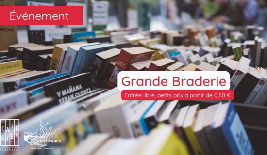 Braderie de la médiathèque