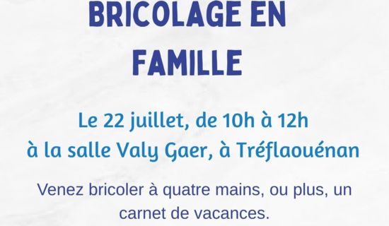 Bricolage en famille