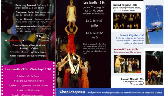 Soirée cinéChap avec Cirque à Léon.