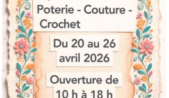 Exposition création : Poterie - Couture - Crochet