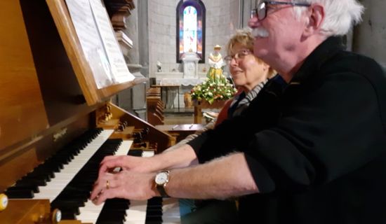 Concert orgue solo et 4 mains.