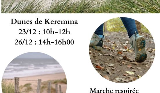 Marche OxyZen vers plus de Vitalité et Sérénité sur les dunes de Keremma