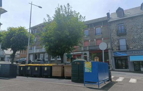 Point de collecte des déchets - Bourboule_La Bourboule