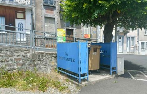 Point de collecte des déchets - Bourboule_La Bourboule