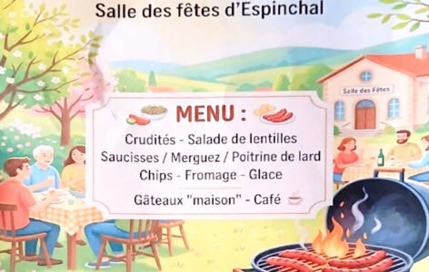 Repas des voisins et amis d'Espinchal_Espinchal