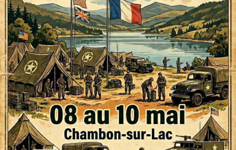 reconstitution camp allié seconde guerre mondiale Chambon-sur-Lac 2026.jpg