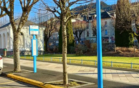 Ligne P45. Arrêt église - La Bourboule