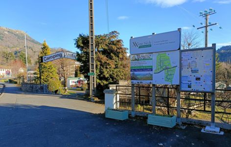 Ligne P45. Arrêt camping Poutié - La Bourboule