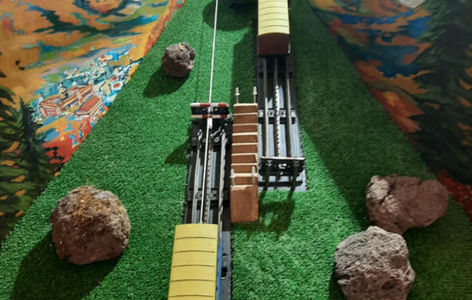 Maquette du funiculaire de Charlannes par Fun Rail