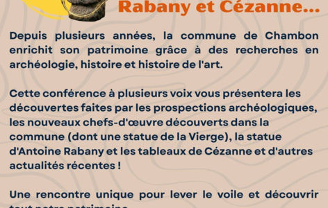 Conférence : Archéologie et culture à Chambon-sur-Lac_Chambon-sur-Lac
