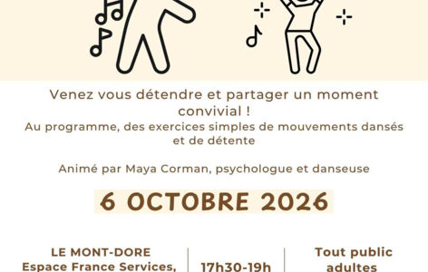 Atelier danse bien-être_Mont-Dore