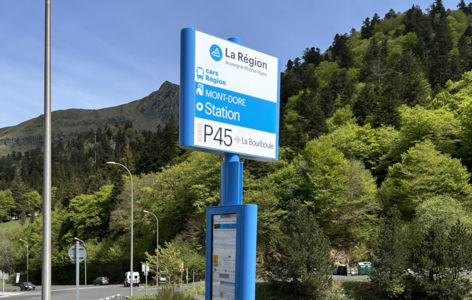 Ligne P45. Arrêt Station - Le Mont-Dore