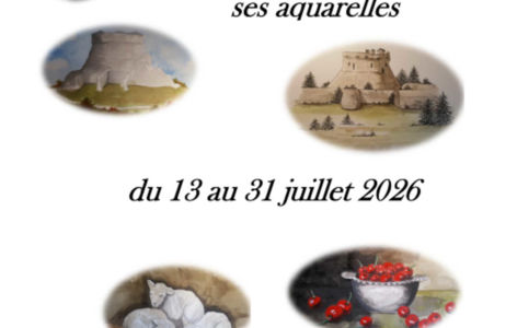 Exposition d'aquarelles_Murol