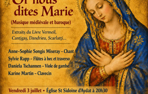 Concert : Or nous dites Marie_Besse-et-Saint-Anastaise