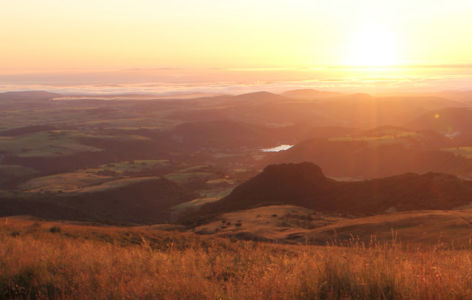Aube, aurore et lever de soleil_Mont-Dore